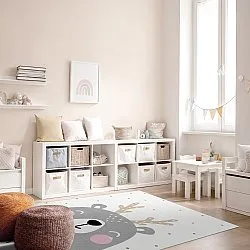 Tappeti per bambini - Happy Bear (bianca)
