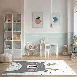 Tappeti per bambini - Happy Bear (bianca)