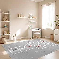 Tappeti per bambini - Hopscotch (grigio)