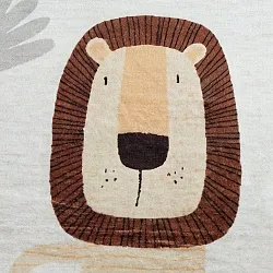 Tappeti per bambini - Lion Friends (beige)