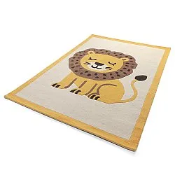 Tappeto per Bambini - Lion Hand Tufted Wool Premium (beige/multicolore)