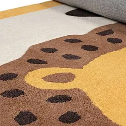 Tappeto per Bambini - Lion Hand Tufted Wool Premium (beige/multicolore)