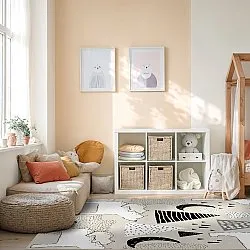 Tappeti per bambini - Piggyback Ride (grigio)