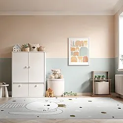 Tappeti per bambini - Rabbit Crown (grigio)