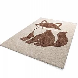 Tappeto per Bambini - Soft Fox (crema/marrone)