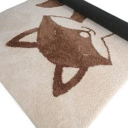 Tappeto per Bambini - Soft Fox (crema/marrone)