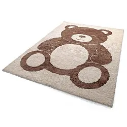 Tappeto per Bambini - Soft Teddybear (crema/marrone)
