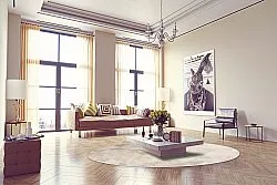 Tappeto rotondo - Porto (beige)