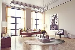 Tappeto rotondo - Braga (beige)