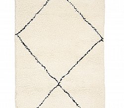 Tappeto Kilim In Stile Berbero Del Marocco Beni Ourain 330 x 90 cm