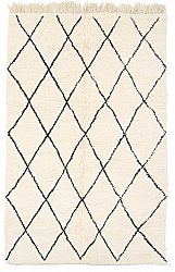 Tappeto Kilim In Stile Berbero Del Marocco Beni Ourain 265 x 165 cm