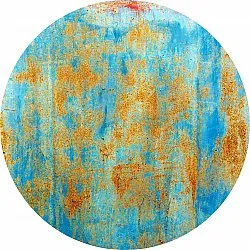 Tappeto rotondo - Molina (blu)