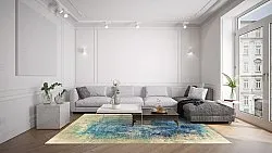 Tappeto Wilton - Sierra (blu)