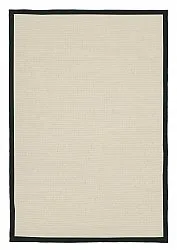 Tappeto In Sisal - Agave (nero/offwhite)