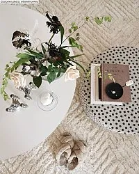 Tappeto A Pelo Lungo - Monti (offwhite)