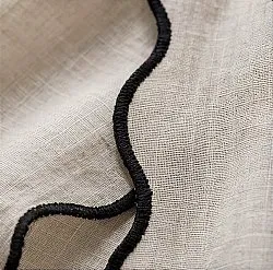 Set di 2 tende in cotone Yrsa (beige chiaro)