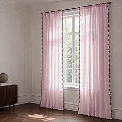 Set di 2 tende in cotone Yrsa (rosa)