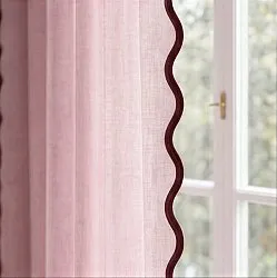 Set di 2 tende in cotone Yrsa (rosa)