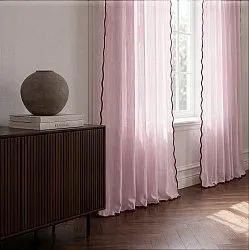 Set di 2 tende in cotone Yrsa (rosa)