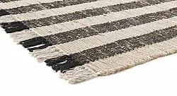 Tappeto in cotone - Hedda (nero)