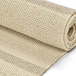 Tappeto di cotone - Helle (bianco sporco/grigio)