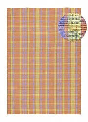 Tappeto di cotone - Husvik (corallo/multicolore)