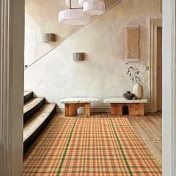 Tappeto di cotone - Husvik (senape/multicolore)