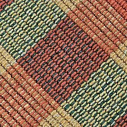 Tappeto di cotone - Husvik (senape/multicolore)