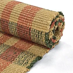 Tappeto di cotone - Husvik (senape/multicolore)