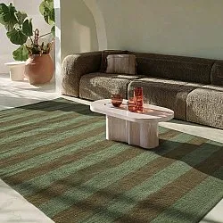 Tappeto di cotone - Nilo (verde muschio)