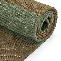 Tappeto di cotone - Nilo (verde muschio)