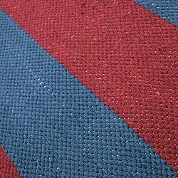 Tappeto di cotone - Nilo (rosso/blu)