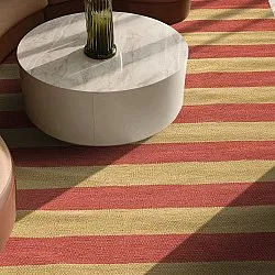Tappeto di cotone - Nilo (giallo senape/terracotta)