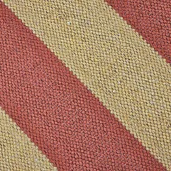 Tappeto di cotone - Nilo (giallo senape/terracotta)
