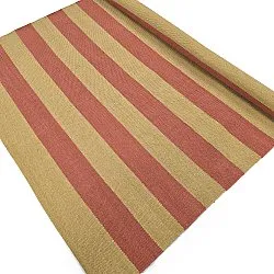 Tappeto di cotone - Nilo (giallo senape/terracotta)