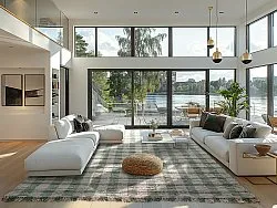 Tappeto in cotone - Noomi (verde)