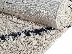 Tappeto A Pelo Lungo - Alcott Natural Cotton Shaggy (nero/bianco)