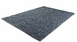 Tappeto A Pelo Lungo - Kendra Natural Cotton Shaggy (grigio/nero)