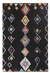 Tappeto A Pelo Lungo - Marden Natural Cotton Shaggy (nero/multi)