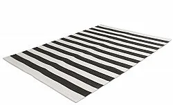 Tappeto di cotone - Nilo (nero/bianco)