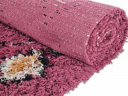 Tappeto A Pelo Lungo - Nyle Natural Cotton Shaggy (rosa/multi)