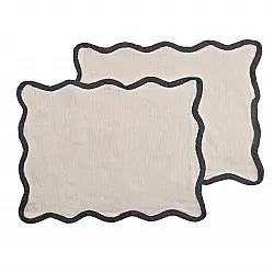 Tovaglietta confezione da 2 - Yrsa (beige chiaro)