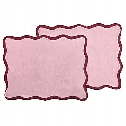 Tovaglietta confezione da 2 - Yrsa (rosa)