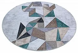 Tappeto rotondo - Feres (grigio/beige/multi)