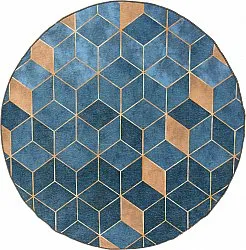Tappeto rotondo - Brigooda (azzurro)