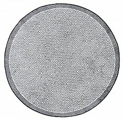 Tappeto rotondo - Monsaraz (nero)