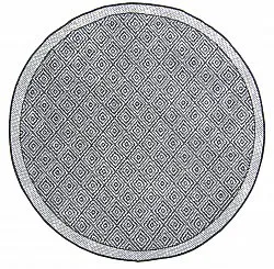 Tappeto rotondo - Monsaraz (nero)