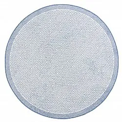 Tappeto rotondo - Monsaraz (blu)