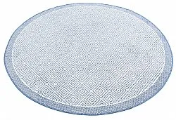 Tappeto rotondo - Monsaraz (blu)