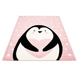 Tappeti per bambini - Bubble Penguin (rosa)